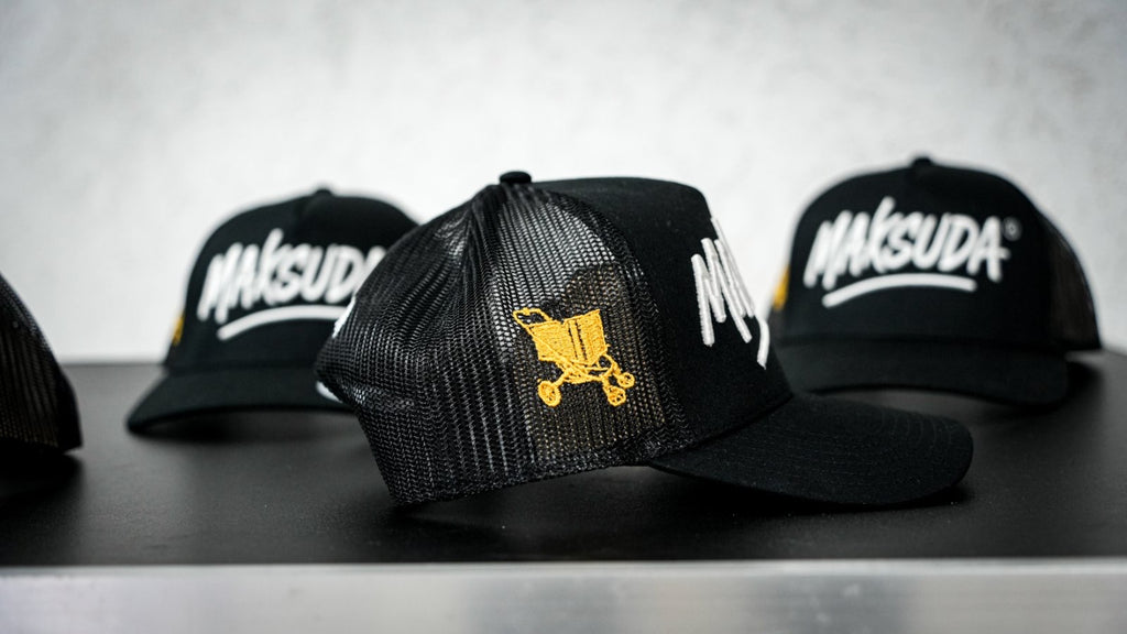 Шапка MAXSUDA - Бродерия ЧЕРНА